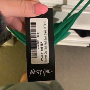 Nasty Gal green dress